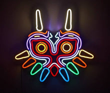 Load image into Gallery viewer, Majora's Mask Legend of Zelda Neon Sign, Majoras Mask Neon Light