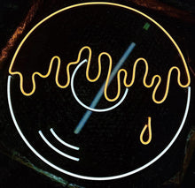 Load image into Gallery viewer, Melting Vinyl Record Led Neon Sign, Music Wall Décor