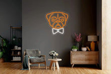 Load image into Gallery viewer, Pug dog pet LED light neon sign neonartUA