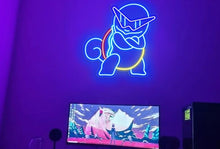 Load image into Gallery viewer, Squirtle Pokemon LED Neon Sign