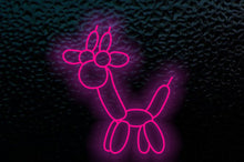 Load image into Gallery viewer, Balloon Animal giraffe Neon Sign, Ballon giraffe neon sign, Decoration LED Neon Sign, Balloon Animal Neon Sign for kids room, Room Interior light