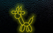 Load image into Gallery viewer, Balloon Animal giraffe Neon Sign, Ballon giraffe neon sign, Decoration LED Neon Sign, Balloon Animal Neon Sign for kids room, Room Interior light