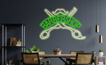 Load image into Gallery viewer, Barbershop neon sign, barber shop led light sign, barber shop sign, barbershop decor, barbershop inscription neon, business signs