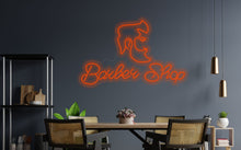 Load image into Gallery viewer, Barbershop neon sign, Haircut neon sign, Hairdresser neon sign, Trendy Hair neon sign, Coloring Salon neon sign, Beauty Display LED Light Neon Sign