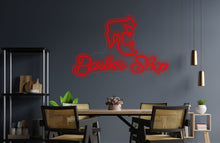 Load image into Gallery viewer, Barbershop neon sign, Haircut neon sign, Hairdresser neon sign, Trendy Hair neon sign, Coloring Salon neon sign, Beauty Display LED Light Neon Sign