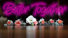 Load image into Gallery viewer, Better Together Neon Sign, Forever United Neon Sign, Solidarity Illuminated Neon Sign, Together We Shine Neon Sign, United as One Neon Sign