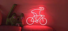 Load image into Gallery viewer, Cyclist LED neon light sign neonartUA