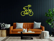 Load image into Gallery viewer, Cyclist LED neon light sign neonartUA