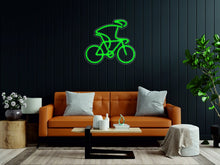 Load image into Gallery viewer, Cyclist LED neon light sign neonartUA