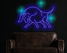 Load image into Gallery viewer, Taurus zodiac neon sign, zodiac neon sign, bull neon sign