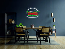 Load image into Gallery viewer, Hamburger Neon Sign, burger neon sign - Food Neon neonartUA