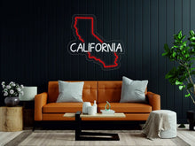 Load image into Gallery viewer, California state - led light neon sign neonartUA
