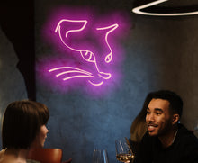 Load image into Gallery viewer, Cat neon sign, pet cat neon sign home decor, cat head neon sign led decor, kitty LED Neon Light Sign, Custom Neon Sign