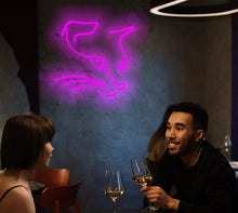Load image into Gallery viewer, Cat neon sign, pet cat neon sign home decor, cat head neon sign led decor, kitty LED Neon Light Sign, Custom Neon Sign