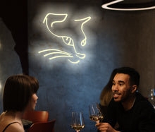 Load image into Gallery viewer, Cat neon sign, pet cat neon sign home decor, cat head neon sign led decor, kitty LED Neon Light Sign, Custom Neon Sign