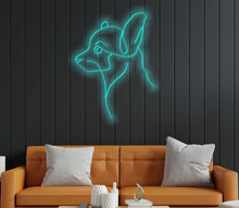 Load image into Gallery viewer, Chihuahua neon sign, dog neon sign, Puppy Small Dog neon sign, Pet Owner Gift, LED Night Neon, Bedside