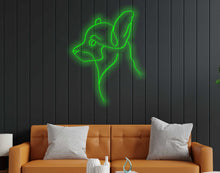 Load image into Gallery viewer, Chihuahua neon sign, dog neon sign, Puppy Small Dog neon sign, Pet Owner Gift, LED Night Neon, Bedside