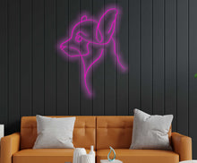 Load image into Gallery viewer, Chihuahua neon sign, dog neon sign, Puppy Small Dog neon sign, Pet Owner Gift, LED Night Neon, Bedside pink