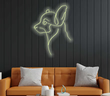 Load image into Gallery viewer, Chihuahua neon sign, dog neon sign, Puppy Small Dog neon sign, Pet Owner Gift, LED Night Neon, Bedside