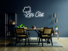 Load image into Gallery viewer, Let's Cook - Led Neon Sign, Decor for Kitchen, Wall Sign for Restaurant neonartUA