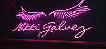 Load image into Gallery viewer, Custom Eyelashes led Neon Sign, Beauty Salon neon Sign, Custom Neon Sign, Wall Decor, Girl Face & Eyebrows neon sign, Decoration in a beauty salon neon sign, wall decor