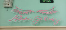 Load image into Gallery viewer, Custom Eyelashes led Neon Sign, Beauty Salon neon Sign, Custom Neon Sign, Wall Decor, Girl Face & Eyebrows neon sign, Decoration in a beauty salon neon sign, wall decor