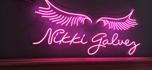 Load image into Gallery viewer, Custom Eyelashes led Neon Sign, Beauty Salon neon Sign, Custom Neon Sign, Wall Decor, Girl Face & Eyebrows neon sign, Decoration in a beauty salon neon sign, wall decor