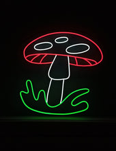 Load image into Gallery viewer, Fly agaric mushroom neon sign