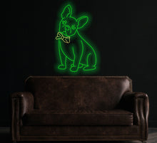 Load image into Gallery viewer, French bulldog neon sign, led neon sign