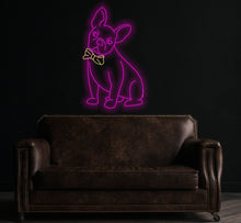 Load image into Gallery viewer, French bulldog neon sign, pet dog neon sign, animals neon sign, Dog neon sign