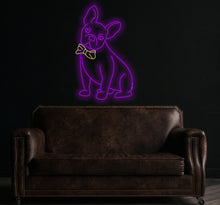 Load image into Gallery viewer, French bulldog neon sign, pet dog neon sign, animals neon sign, Dog neon sign