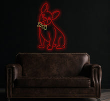 Load image into Gallery viewer, French bulldog neon sign, pet dog neon sign, animals neon sign, Dog neon sign