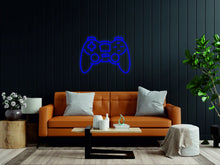Load image into Gallery viewer, Game Controller LED neon sign, Joystick Neon Sign, Unique gift idea,Neon game room sign, Man cave decor blue