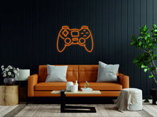 Load image into Gallery viewer, Game Controller LED neon sign, Joystick Neon Sign, Unique gift idea,Neon game room sign, Man cave decor orange
