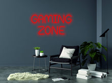 Load image into Gallery viewer, Gaming zone - led light neon sign neonartUA