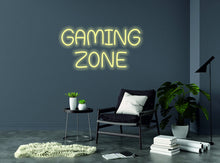 Load image into Gallery viewer, Gaming zone - led light neon sign neonartUA
