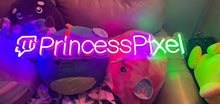 Load image into Gallery viewer, Gamertag neon sign, Custom Twitch Username Neon Sign, Gamer Led Neon Light Sign, Gamer Decor led light, Personalized Gift For Gamer, Gift For Him, Game Room Decor