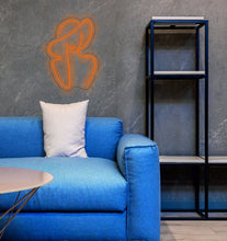 Load image into Gallery viewer, woman in a hat neon sign, Hat on female face Neon Sign, Custom Woman Nude Line Art, female body neon sign