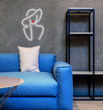 Load image into Gallery viewer, Hat on female face - LED light Up Neon Sign