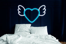 Load image into Gallery viewer, Sweet heart with wings Neon LED light neonartUA