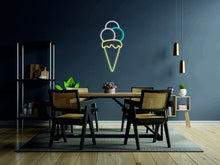 Load image into Gallery viewer, Ice Cream LED Neon Light | Wall Hangings Decor for Home, Bar, Kitchen neonartUA