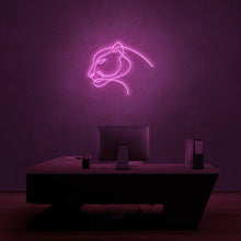Load image into Gallery viewer, Jaguar cat neon sign, LED Jaguars neon sign, animal neon sign, animals neon sign, cat neo sign, lion neon sign
