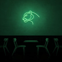 Load image into Gallery viewer, Jaguar cat neon sign, LED Jaguars neon sign, animal neon sign, animals neon sign, cat neo sign, lion neon sign