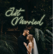 Load image into Gallery viewer, Just Married Neon Signs for Wedding, Led Neon Light Sign, Wedding Signs, Wedding Neon Sign, Living Room
