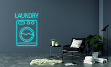 Load image into Gallery viewer, Laundry Washing Machine - LED light neon sign for business neonartUA