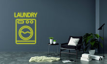 Load image into Gallery viewer, Laundry Washing Machine - LED light neon sign for business neonartUA