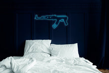 Load image into Gallery viewer, Machine gun AK47 LED light neon sign - neon LED lamp for living room neonartUA