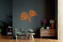 Load image into Gallery viewer, Monstera Leaf Neon Light, one line neon sign, monstera sign for bedroom neonartUA