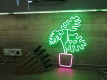 Load image into Gallery viewer, Monstera Leaf LED Neon Sign neonartUA
