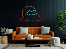 Load image into Gallery viewer, Mountain sunrise - LED neon sign, sunset light lamp, wall decor sign for bedroom neonartUA